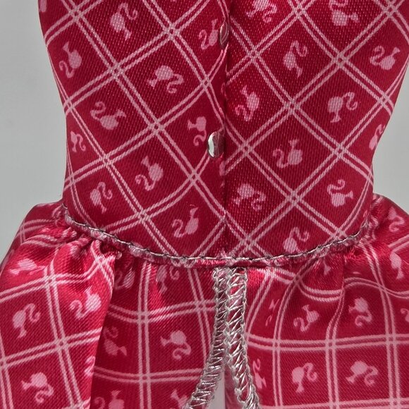 Barbie "A Pony Tale" Equestrian Jacket Only Red & White Checkered Pattern - Picture 2 of 5